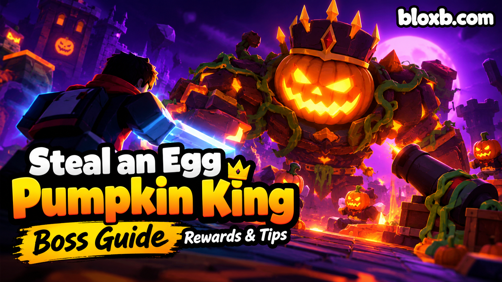 Steal an Egg Pumpkin King Boss Guide: Rewards & Tips